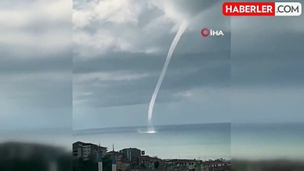 Alaplı'da Meydana Gelen Dev Hortum Kamerada Görüntülendi