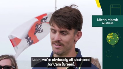Australia 'shattered' for Cam Green, as Marsh discusses line-up adjustments