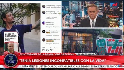 El titular del SAME dio estremecedores detalles sobre la muerte de Liam Payne: "Tenía lesiones gravísimas"