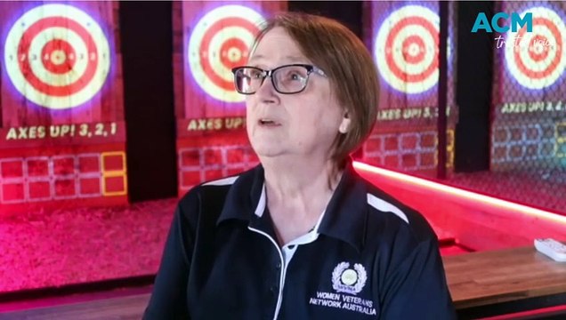 Throwing an axe to feel better