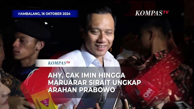 AHY, Cak Imin hingga Maruarar Sirait Ungkap Arahan Prabowo saat Pembekalan Calon Menteri