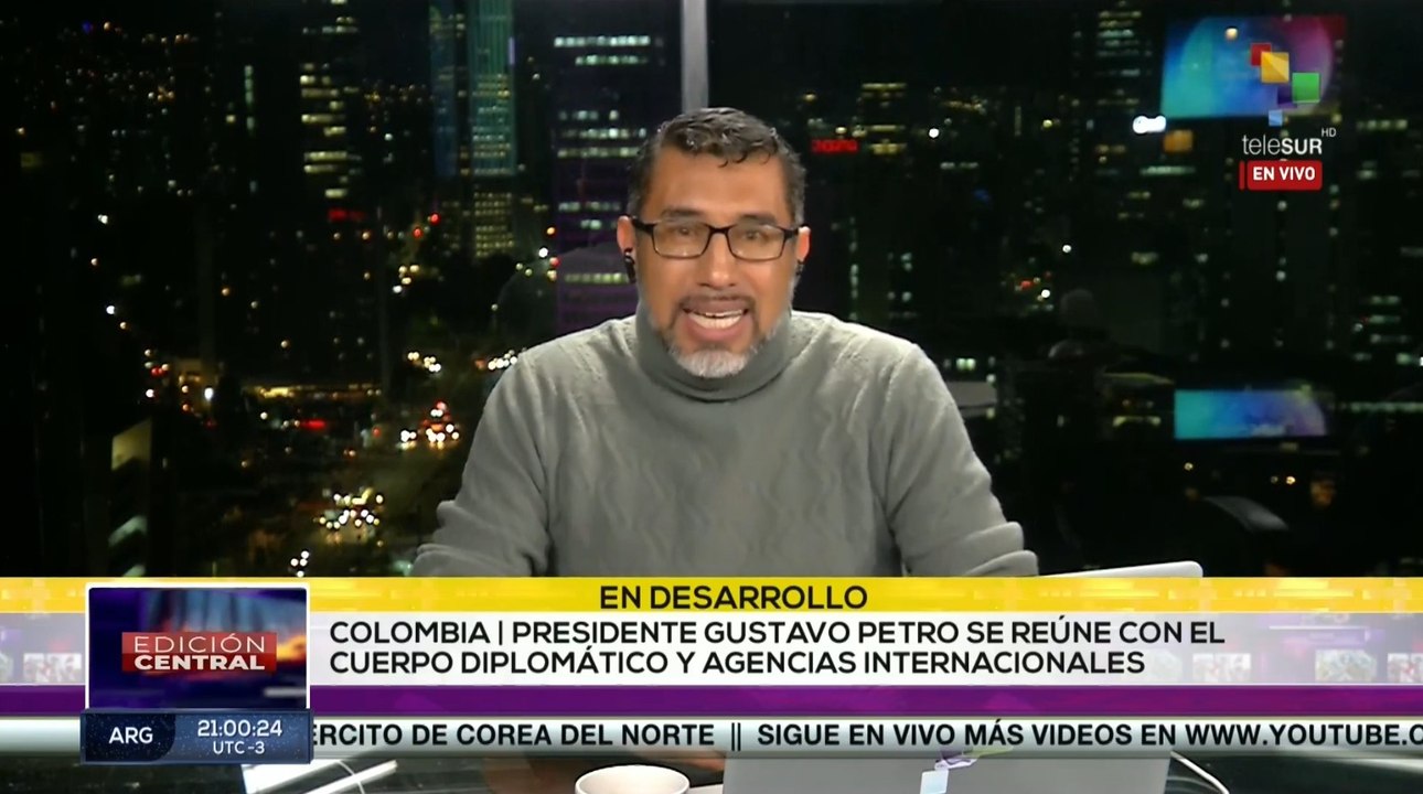 Pdte. Gustavo Petro se reúne con el cuerpo diplomático y agencias internacionales