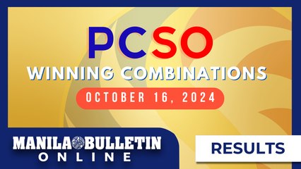 Lotto Draw Results, October 16, 2024 | Grand Lotto 6/55, Mega Lotto 6/45, 4D, 3D, 2D