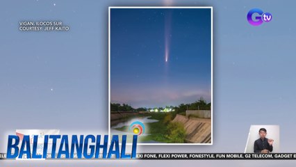 Pagdaan ng comet, namataan sa ilang bahagi ng hilgang Luzon | Balitanghali