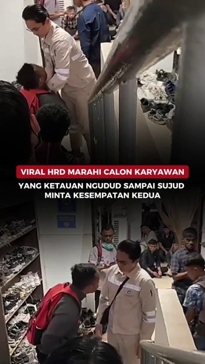 Viral HRD Marahi Calon Karyawan yang Ketauan Ngudud sampai Sujud Minta Kesempatan Kedua