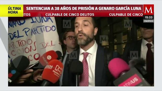 Primeras declaraciones de la defensa de Genaro García Luna tras ser sentenciado a 38 años de prisión