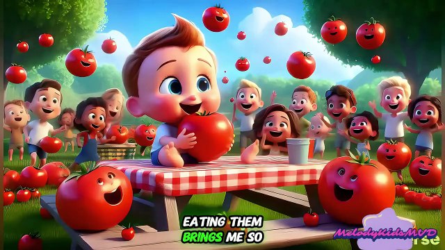 Yes Yes Vegetables, Baby _ Healthy Habits Song for Kids _ MelodyKidsMVD_HD