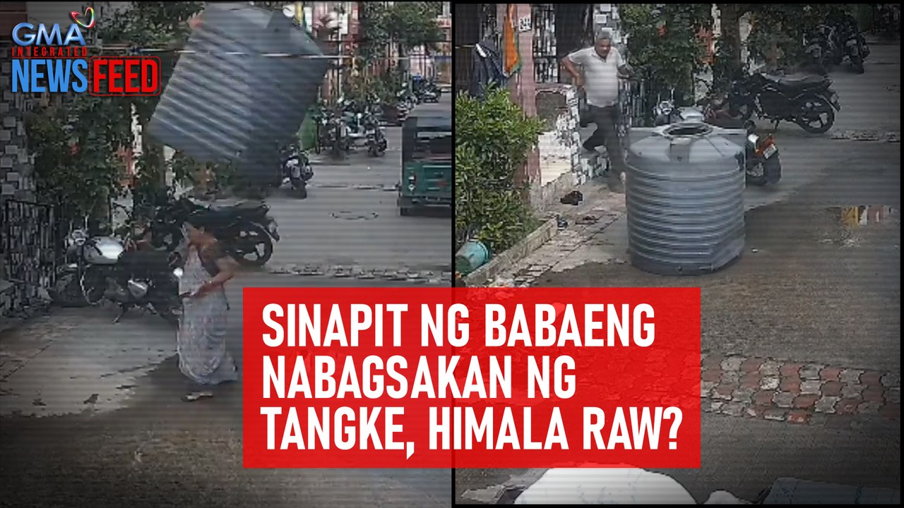 Sinapit ng babaeng nabagsakan ng tangke, himala raw? | GMA Integrated Newsfeed