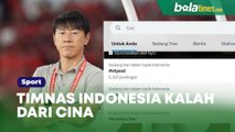 Timnas Indonesia Kalah dari Cina, Tagar STY Out Menggema