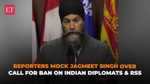 'That's not how it works...' Canadian reporters mock laugh at, JagmeetSingh over sanction India's demand