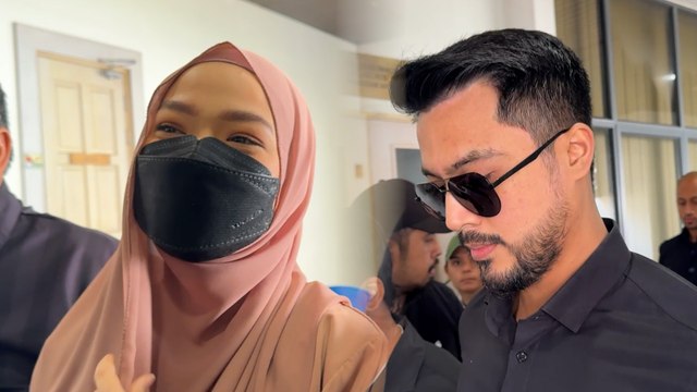 Laju je keluar mahkamah, Aliff Aziz & Ruhainies membisu kes khalwat