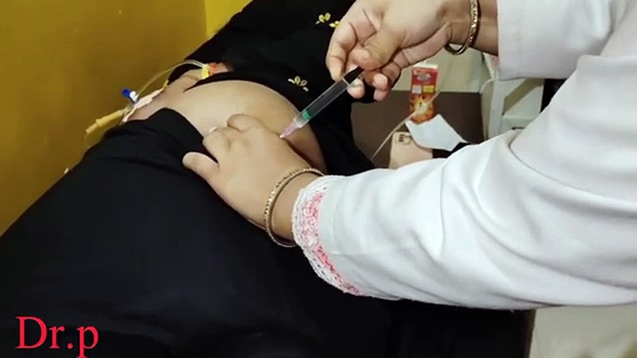Injection Injection Hip Video Buttock Injection vlog | female Buttock  Injection vlog video