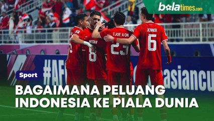 Bagaimana Peluang Timnas Indonesia ke Piala Dunia 2026 usai Kalah dari China?
