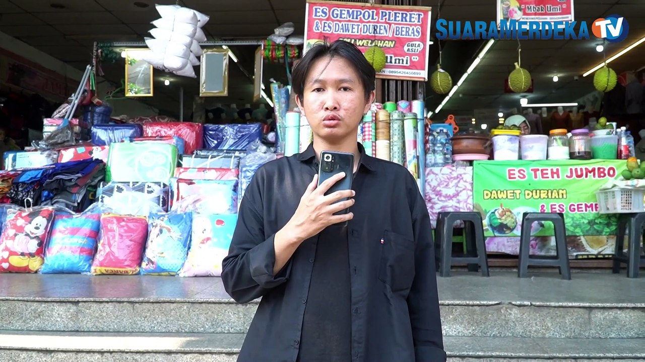 Pedagang Pasar di Semarang Belum Terkalahkan di Tengah Gempuran E-Commerce