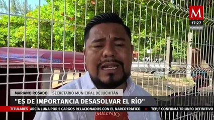 Autoridades de Oaxaca buscan dragar cauce del río 'Los Perros' para evitar inundaciones