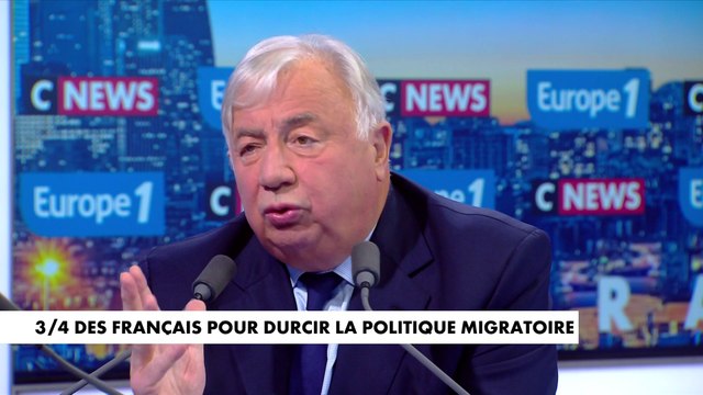 Gérard Larcher sur une possible nouvelle loi immigration : «Reprendre le texte est une nécessité»