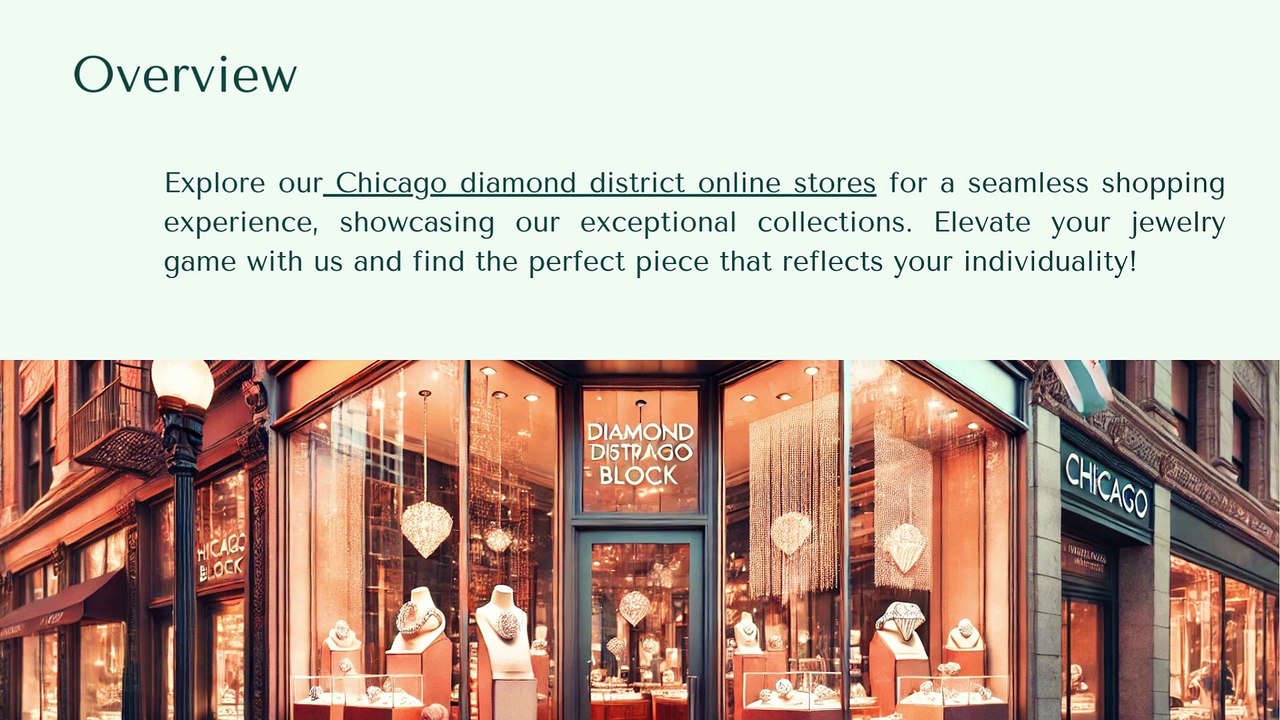 Unveiling the Online Jewelry Stores of Chicago's Diamond District