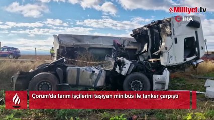 Çorum'da feci kaza! Ölü ve yaralılar var