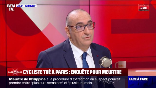 Il y a un usage de l'espace public à réguler : Laurent Nuñez réagit à la mort d'un cycliste écrasé par un automobiliste