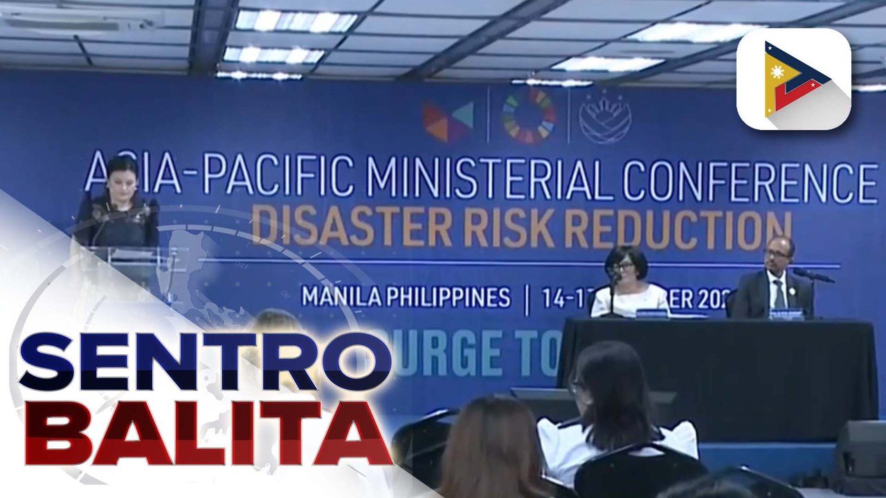 22 town-hall discussions, isasagawa sa huling araw ng Asia-Pacific Ministerial Conference on Disaster Risk Reduction