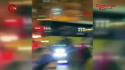 Yolun karşısına geçmeye çalışan kişiye tramvay çarptı!