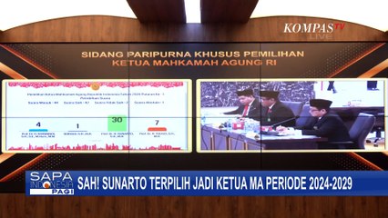 Terpilih Jadi Ketua MA Periode 2024-2029, Sunarto: Tak Ada Intervensi Pemerintah dan Pengusaha