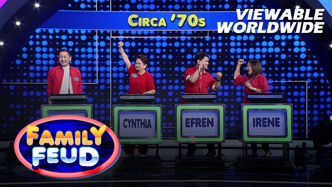 Family Feud BUENA MANONG PUNTOS PARA SA CIRCA 70'S?! (Episode 587