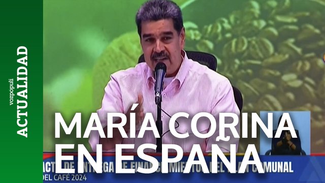 Maduro afirma que María Corina Machado huyó a España y ella lo niega: Estoy aquí en Venezuela