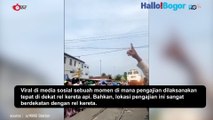 Pengajian di Samping Rel Kereta Api Pekalongan Bikin Heboh Warganet!