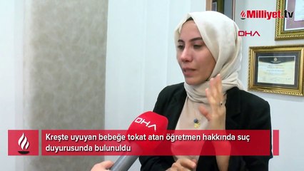 Kreşte skandal görüntü! Uyku anı kamera kayıtlarını izleyen aile şoka girdi