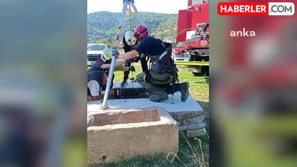 İzmir İtfaiyesi, Kuyuya Düşen Keçiyi Kurtardı