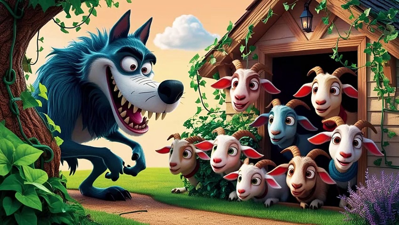 The Big Bad Wolf and the Seven Little Goats || Bedtime Stories For Kids || Fairy Tales