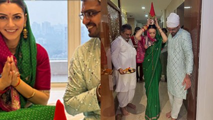 Hansika Motwani New House Griha Pravesh Puja Inside Photo Viral, अंदर इतना शानदार...