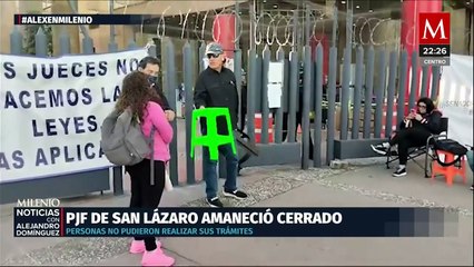 Trabajadores del Poder Judicial mantienen paro indefinido, frenando el regreso de jueces