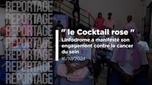 Linfodrome a manifesté son engagement contre le cancer du sein à travers ‘´ le Cocktail rose ‘’