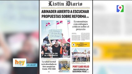 Titulares de prensa dominicana jueves 17 de octubre 2024 | Hoy Mismo