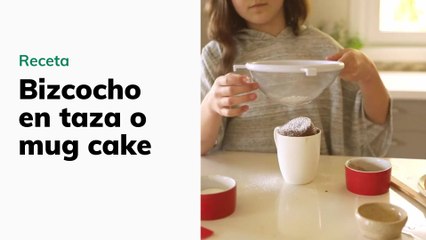 Bizcocho en taza o mug cake