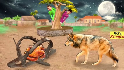 Matka Chicken Tandoori Wolf Trap Lomdi Shikari Ka Jaal Hindi Kahaniya Hindi Stories Moral Stories