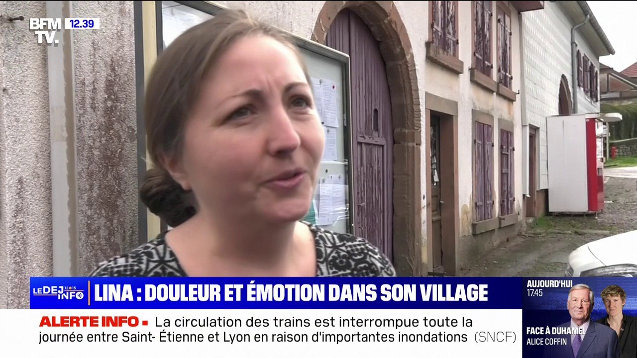 "Parfois on espérait qu'elle réapparaisse", confie cette habitante du village de Plaine, où vivait Lina, après la découverte du corps de la jeune fille