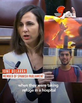 Belarra- Spain Complicit in 'Genocide'
