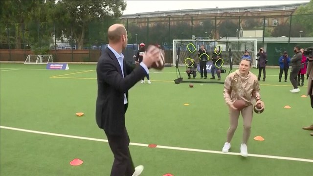 Prince William Reveals His Parenting Style as He Shows off NFL Skills