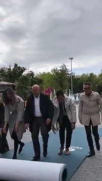 Inauguración de la alfombra verde de Seminci