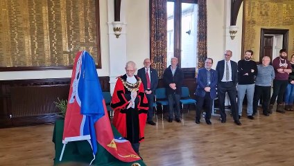 Newbury Town Flag Memorial Unveiling