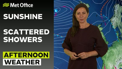 Met Office Afternoon Weather Forecast 17/10/24 - Some warmth