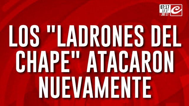 Ladrones del chape simularon besarse en la puerta de un kiosco para luego ingresar y llevarse todo