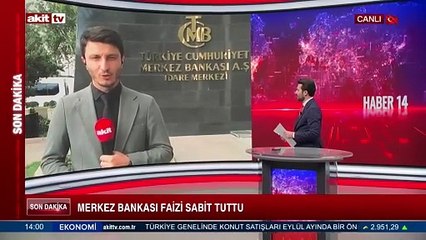 MB faizi yüzde 50'de sabit tuttu