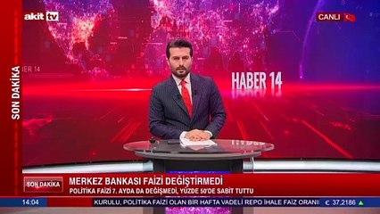 Merkez Bankası faizi değiştirmedi