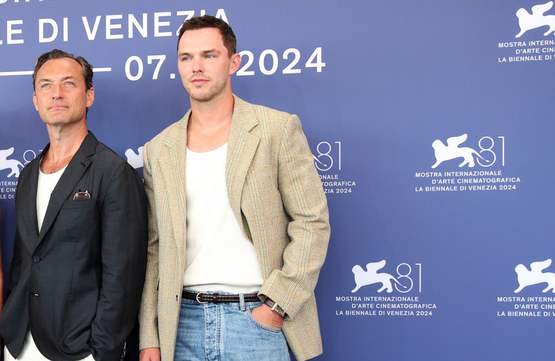 Nicholas Hoult and Jude Law were kept apart on...