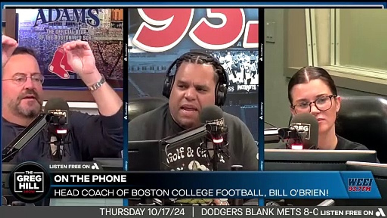 BC faces Virginia Tech tonight! HC of BC Bill O'Brien joins!