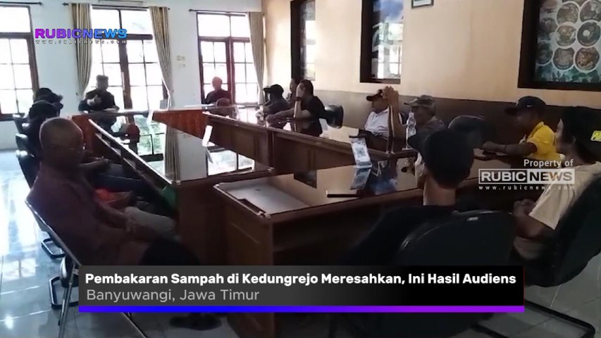 Aktivitas Pembakaran Sampah di TPS Kedungrejo Muncar Meresahkan Masyarakat, Ini Hasil Audiensi yang Dilakukan di DLH Banyuwangi